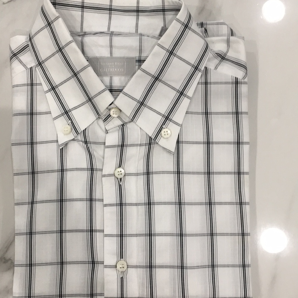 Short sleeves Bottom down Stefano Ricci shirt